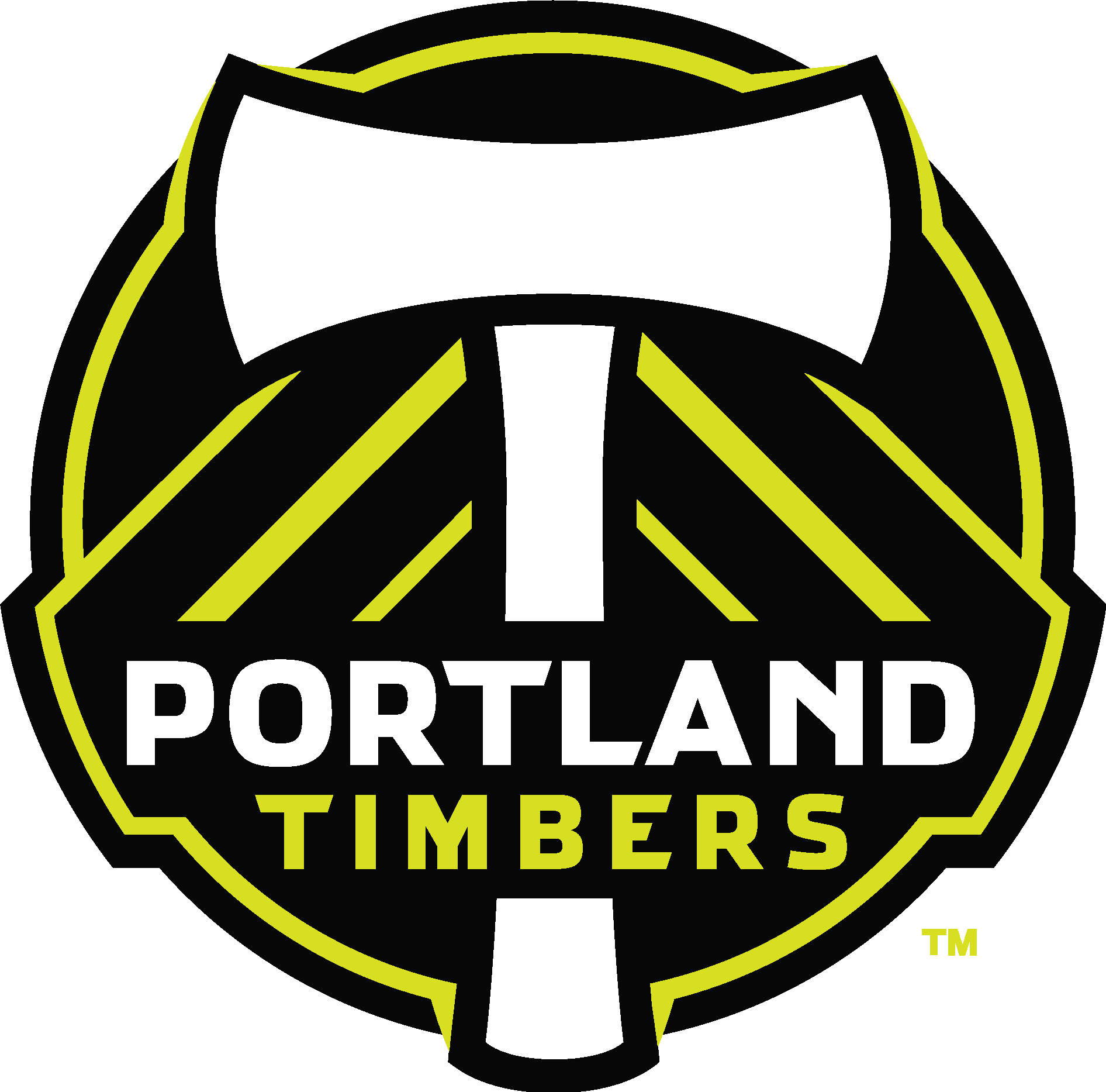 Portland Timbers Black Logo Vector Logo